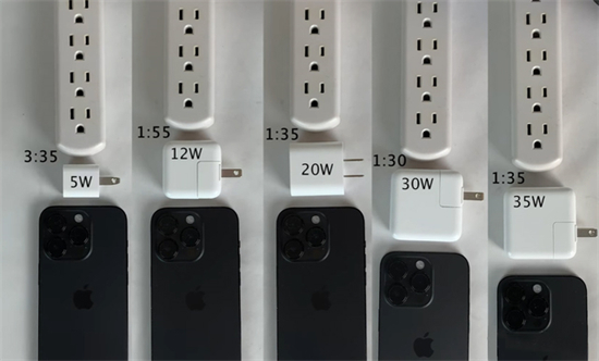 apple 30w charger vs 20w