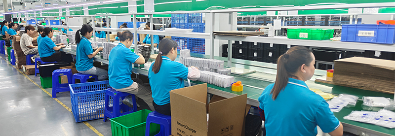 Gan fast Charger packaging and warehousing before shipment