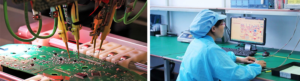 ICT testing station for charger factory PCB