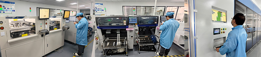 Zonsan Samsung Charger Factory Manufacturer - Digital production dashboard on the mobile charger production line