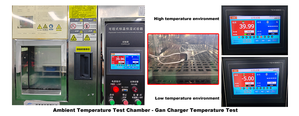 GAN Charger Testing - Ambient Temperature Test Chamber