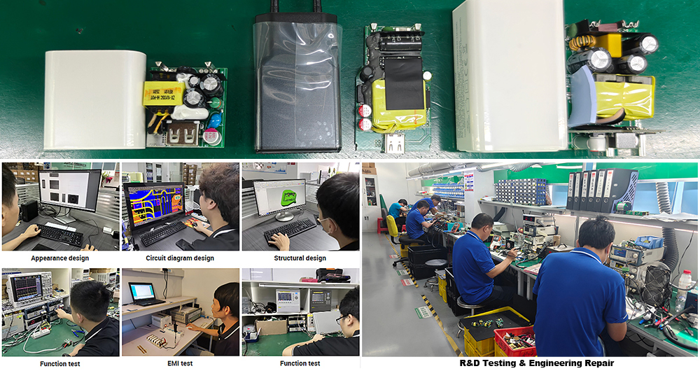 Zonsan charger manufacturer's charger PCB safety architecture and current protection testing