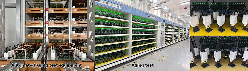 Aging rack - Charger aging test