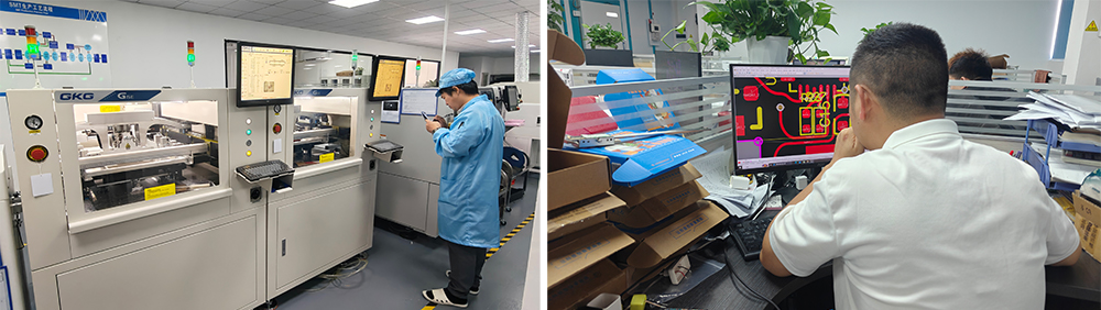 Monitoring data from the GA mobile phone charger production line and engineers optimizing based on data feedback_