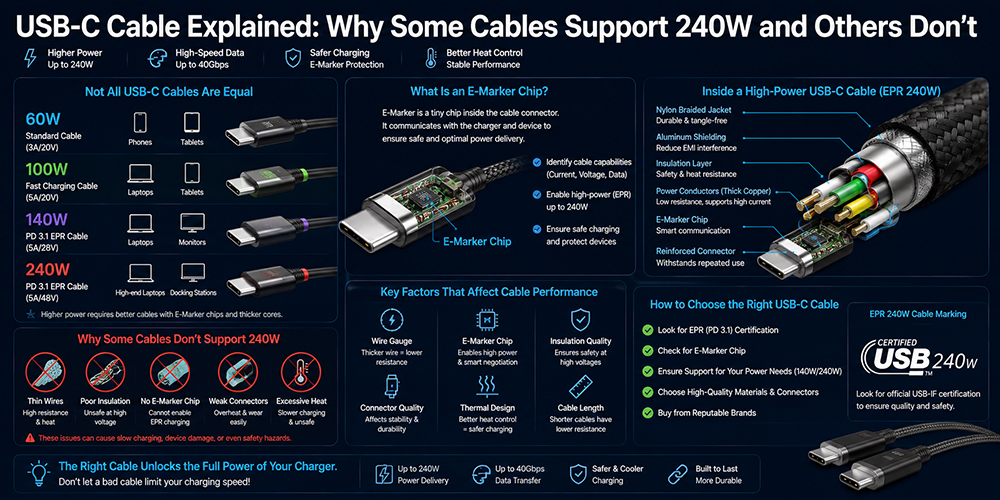 Why USB-C Cables Are More Complicated Than Before