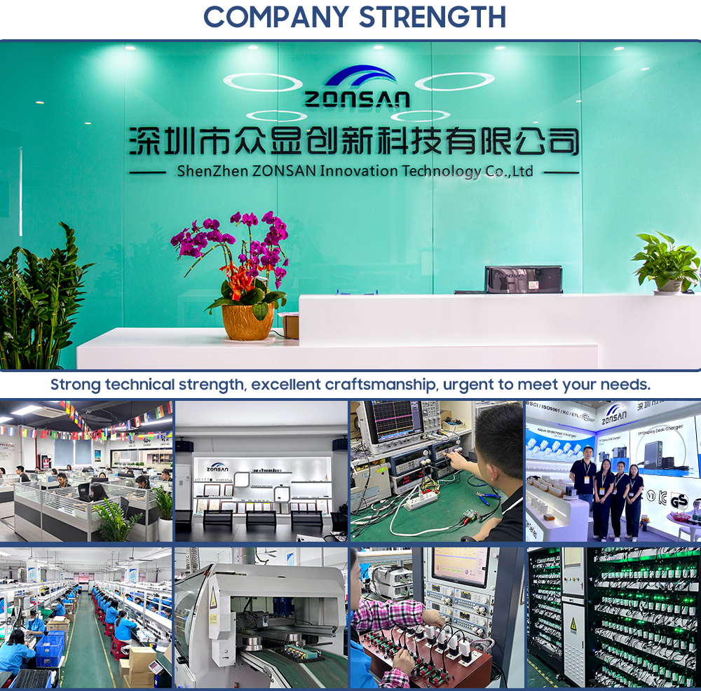 Working environment of internal departments in the Zonsan charger factory in 2026