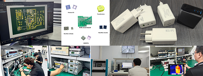 Charger engineering including PCB, transformer and thermal design
