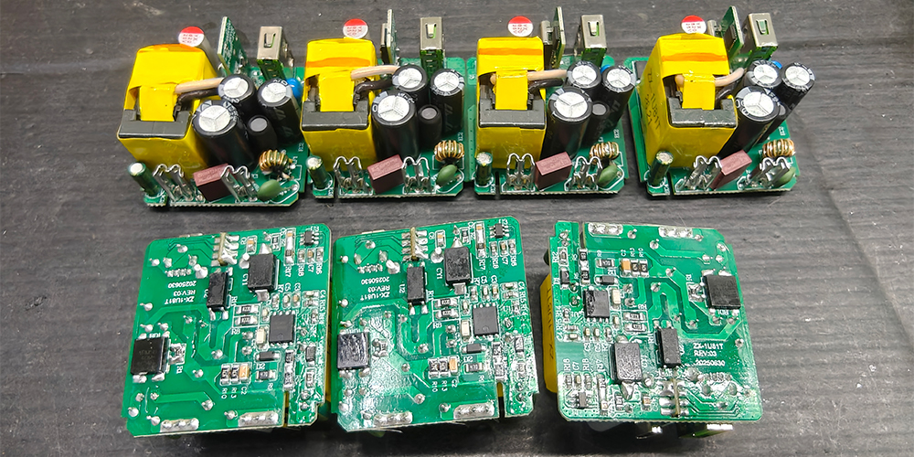 PD Gan Charger Adapter Factory Production - Internal PCB Structure of the Charger