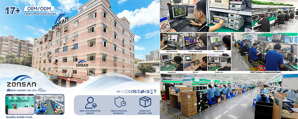 Zonsan's strength as a mobile phone charger manufacturer OEM ODM