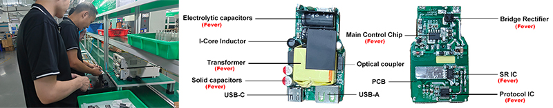 USB-C GaN charger PCB, transformer insulation and safety design