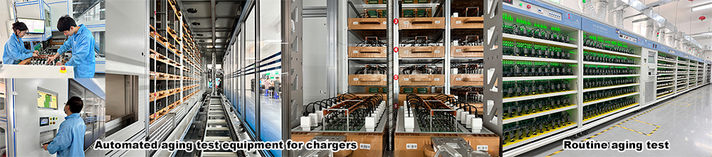 Zonsan Gan Wall charger manufacturer has an average daily burn-in testing capacity of 39000 mobile phone chargers