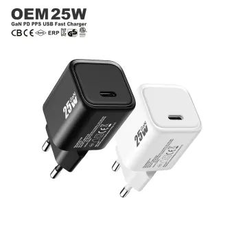 25W GaN USB-C Charger Manufacturer | PPS Fast Charging OEM Supplier | ZX-1U75T