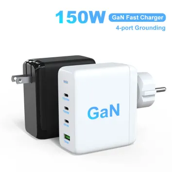 4 포트 PD PPS QC 150W 노트북 전화 태블릿 용 GAN 충전기