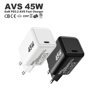 45W AVS GaN Ladegerät Superschnelles Laden für Apple iPhone MacBook iPad Samsung |ZX-1U88T