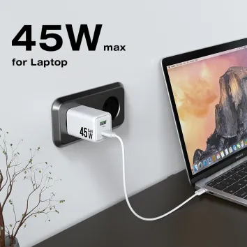 45w Gan Charger Type c Mobile Phone Fast Charhing Portable  45w Wall Charger PD | ZX-2U98T