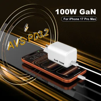 AVS 100 W GaN-Ladegerät USB C PPS AVS PD3.2 Schnellladegerät für Apple iPhone Samsung Laptop Mobilgeräte |ZX-1U94T