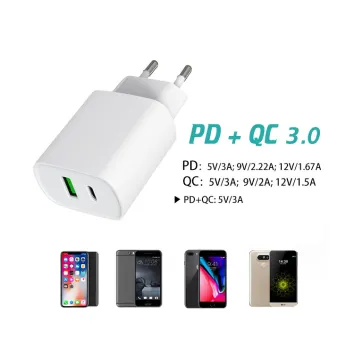 듀얼 포트 20W PD 18W QC 빠른 USB 모바일 충전기 |ZX-2U39T