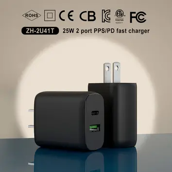 Caricatore Samsung 25W OEM/ODM |Caricatore USB C da 25W personalizzato per Samsung |ZH-2U41T