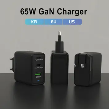 Chargeur PD 65W GAN USB-C avec 3 ports |ZX-3U12T