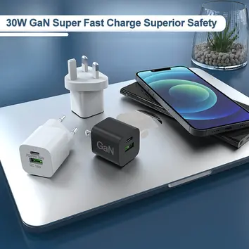 GaN PD/PPS/QC 30W Mobile Charger |Zx-1u38t