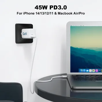 Gan PD3.0 PPS 45W für iPhone Samsung |ZX-1U53T