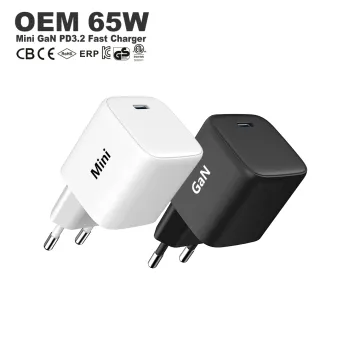 Ładowarka Mini GaN 65 W USB-C z szybkim ładowaniem PD, PPS, AVS |Fabryka ładowarek OEM ODM 65 W |ZX-1U97T