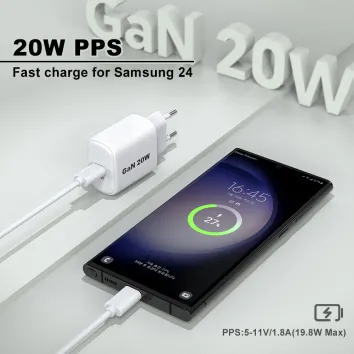 Adaptateur de chargeur PD 20W Gan, chargeur mural Super rapide pour Apple iphone Samsung |ZX-1U68T