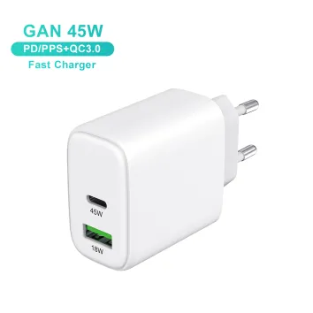 PD 45W Fast Charger 1C1A Phone Charger | ZX-2U112T