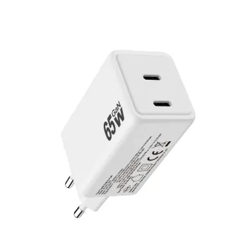 Chargeur PD 65W Chargeur de téléphone mobile Type C USB C Adaptateur de chargeur rapide rapide 65W Charger Gan |ZX-2U111T