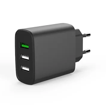 Insgesamt 30W USB1: 18W QC 3.0 USB2/3: 5V/2,4A Ladegerät |ZH-3U20Q