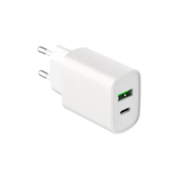 유형 C USB 20W 1C1A PD 20W + QC 18W 충전기 |ZX-2U64T