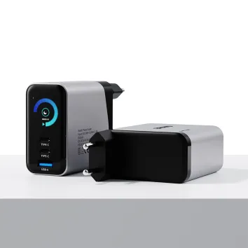 Universal 140w Gan Charger Usb c Fast Charging Type c with TFT Display Charger Adapter Desktop Charger