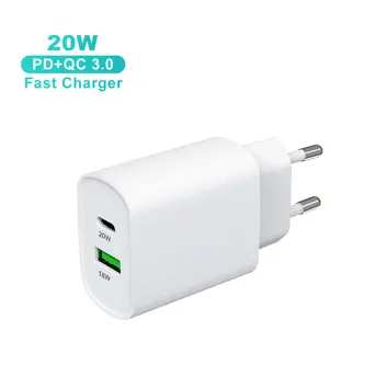Tipo rápido C 20W PD 18W QC OEM iPhone Charger |ZX-2U39T